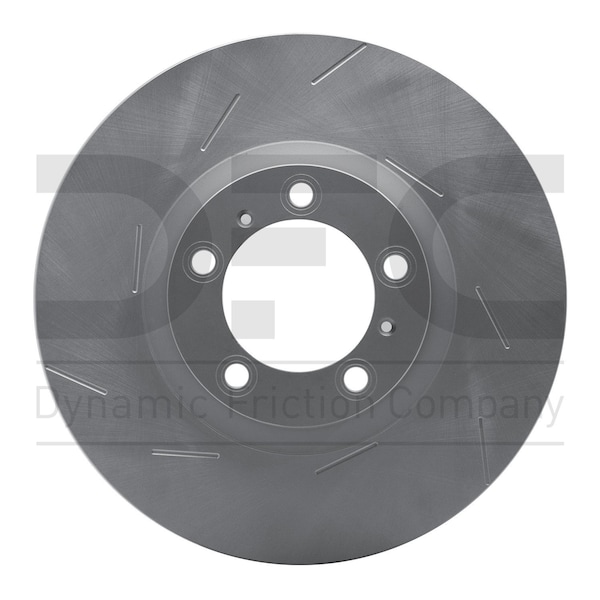 Dynamic Friction Co Dfc Geospec Coated Rotor - Slotted, 614-02084D 614-02084D - main